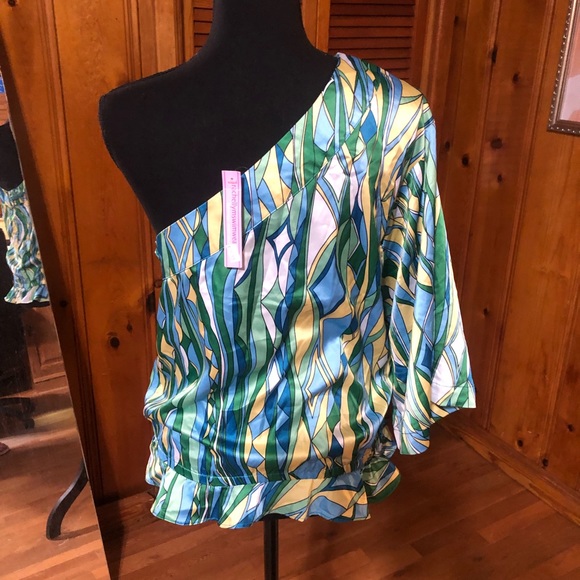 Rachel Lym one shoulder top - Picture 4 of 8